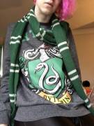 It's cold...you wanna...Slytherin? [f] (xpost from gonewild)