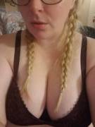 Pigtails and bralette, perfect combination?