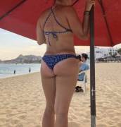 Finally figured out how to post the whole album. 39yr old wife and mom of 2, in a thong in Mexico for the first time.