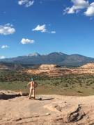 Got on top Looking Glass Arch in Moab. Pretty views all around.