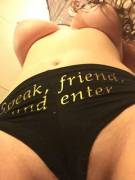 Nerdy double whammy! You can't take the sky from me, but if you speak, friend, you may enter. ;] [f][album]