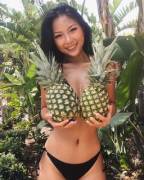 Her pineapples