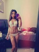 Hot Filipina selfie in white bra and panties (x-post from r/sexyfilipinas)