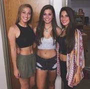 Three college beauty