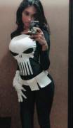 Devi as the punisher for Halloween