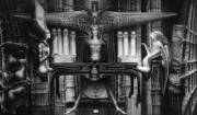 The longer I closely look at the art of HR Giger, the more confused my boner becomes.