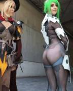 Mercy spanking fem-Genji (xpost cosplaygirls)