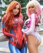 Maryjane and Gwen Stacy by bekejacoba and Ami Isley.