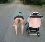 Real Mother In Public!