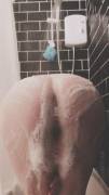 My ass all soapy....