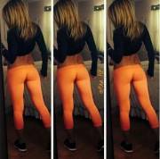 Orange tights