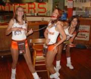 Hooters Fun x-post from r/bondage