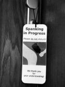 "Spanking in Progress"