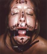 Ring-gagged, labelled, and blasted