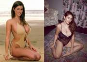 Lucy Pinder (2003 vs 2017)