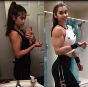 Who is she? (muscle growth)