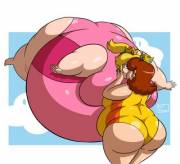 Peach &amp; Daisy Belly Inflation