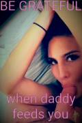 Daddy is so good to you