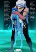 Garnet takinga dvantage of Lapis Lazuli [Steven Universe] ["Futa" on "female"] [Rape]