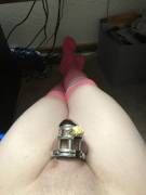 First time in chastity, you can tell I’m a bit excited!
