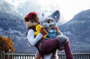 Fursuiting with a view! [Golden Leaves Con 2018 in Switzerland)