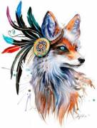 Tribal Fox by Pixie Cold