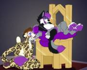 On the Throne [MF] (Carifoxleopard)