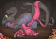 Salazzle loves her sweets.... [F] (Phathusa)