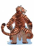 A tiger taint you can really stuff your face into [Negger]
