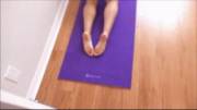Helping my sister with her yoga [GIF]