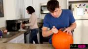 classic Halloween prank...dink in a pumpkin