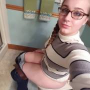 One of my favorites, Sexy Nerdy Girl on the Toilet