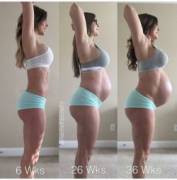 Massive pregnancy progression