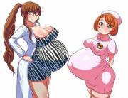 Doctor &amp; Nurse at your Service (x-post from r/preggohentai)