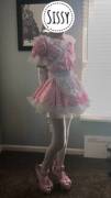 My Pink Polka Dot Sissy Dress
