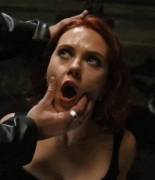 I'd time travel to this moment and facefuck Scarlett Johansson