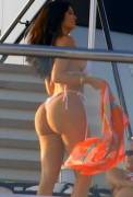 Kylie Jenner in a Thong Bikini
