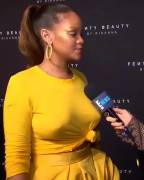 Rihanna's Jiggly Pierced Tits