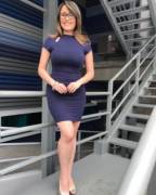 Busty nerd TV reporter Karla Carranza