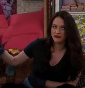Kat Dennings's arm movements causing her to jiggle