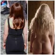 Emilia Clarke's ass