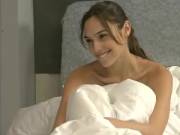 Gal Gadot in bed the morning after an all nighter