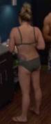 Sam in a bikini! Enjoy her while she's still there...