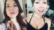 After a sensual blowjob by Miranda Cosgrove I´m ready to shoot my load on Jennette McCurdy's tits