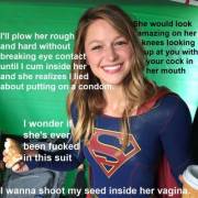 Some wankers' lewd fantasies about Melissa Benoist