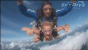 Haley King skydiving