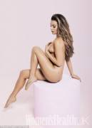 Lea Michele's naked crease