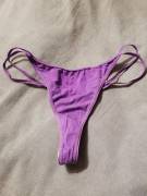 A load on my stepdaughter's thong