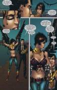 Hawkgirl in her bra [Hawkgirl #54]