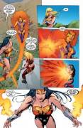 Starfire vs Wonder Woman [Teen Titans vol 3 #6]